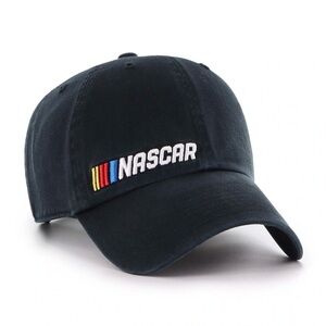 NASCAR '47 Low Down Script Clean Up Adjustable Hat – Black